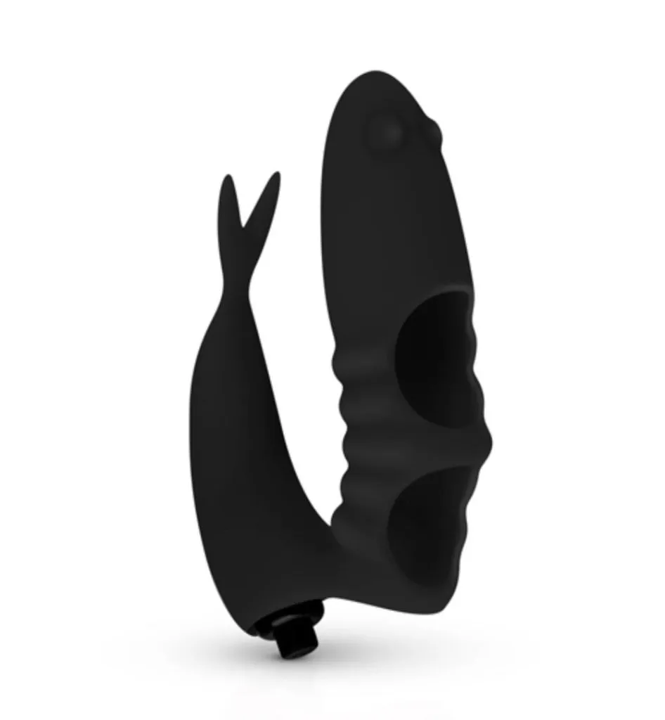 Easytoys Mini Vibe Collection Vinger Vibrator - Zwart (1 stuk)
