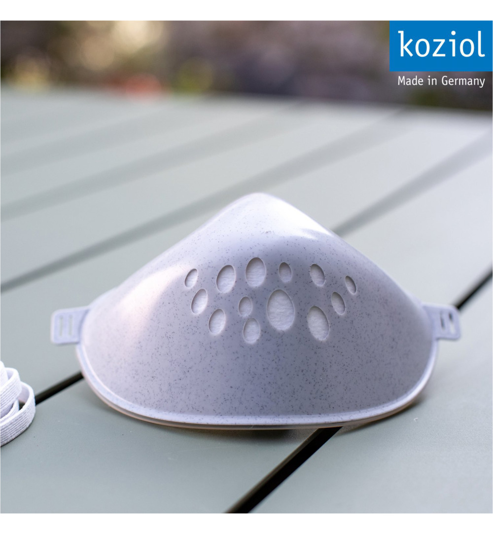 Koziol Duurzaam Herbruikbaar Gezichtsmasker Organic Softgrey (1 stuk) - image 2