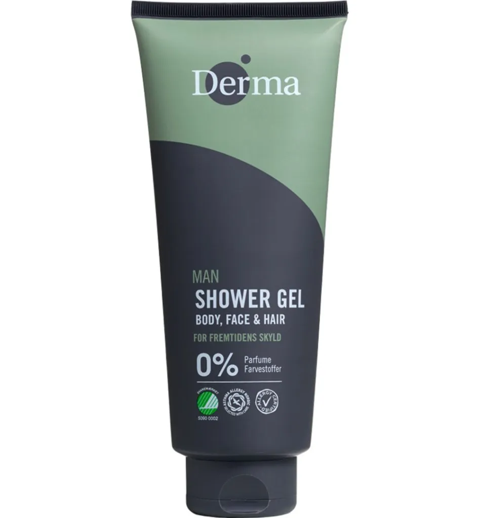 Derma Man douchegel body & face (350 ml)