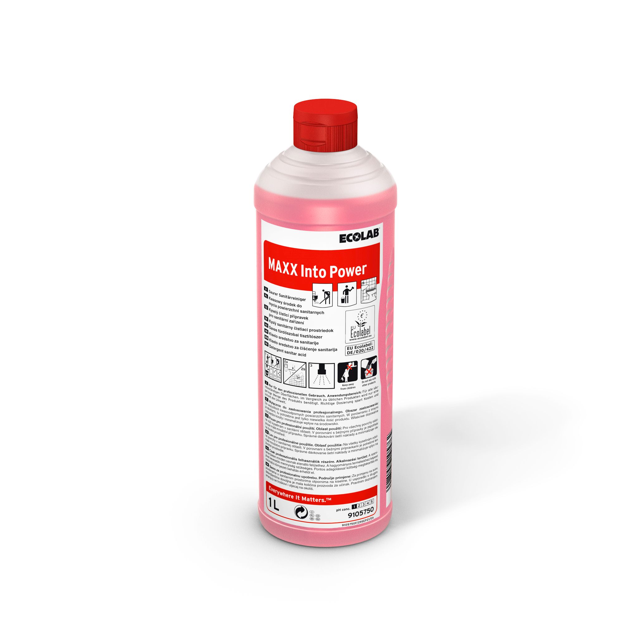 Ecolab Sanitairreiniger Maxx Into Power (1000 ml)