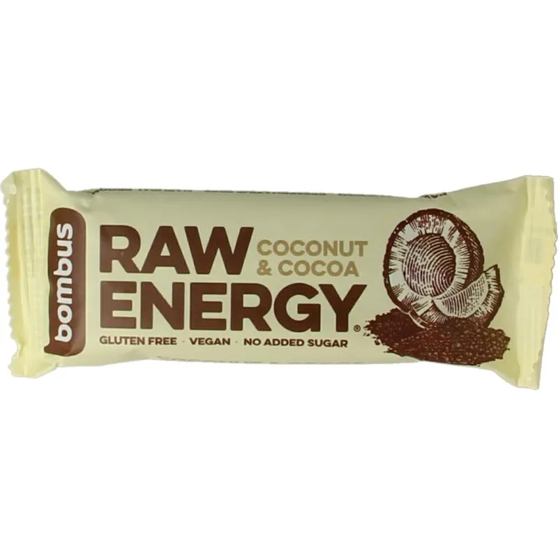 Bombus Raw Energy Bar Coconut & Cocoa (50 gr)