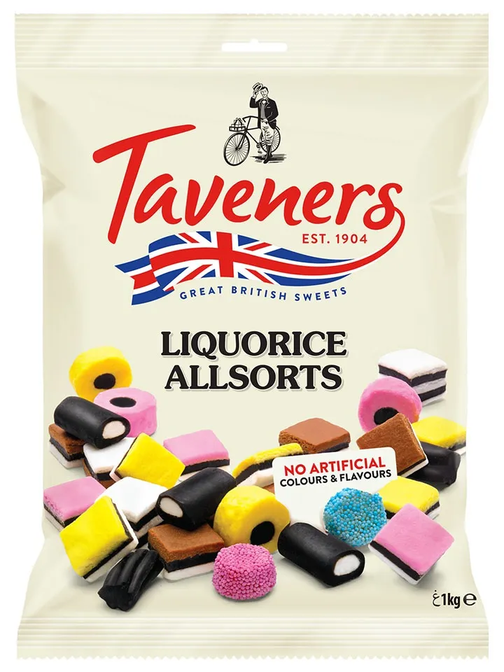Taveners Taveners Liquorice Allsorts (165 gr)