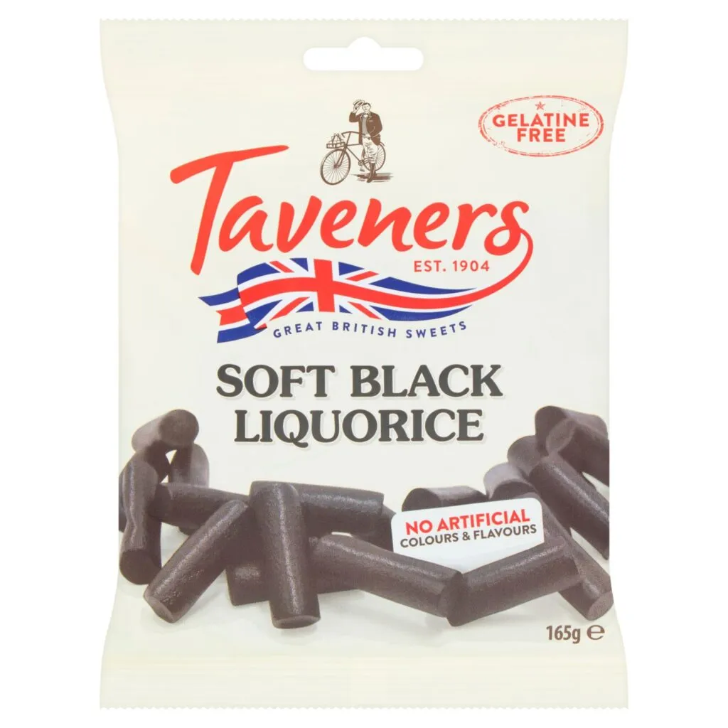 Taveners Taveners Black Soft Eating Liquorice (165 gr)
