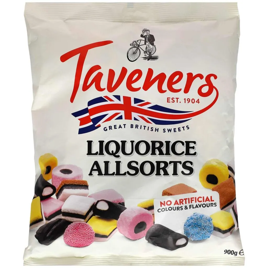Taveners Taveners Liquorice Allsorts (900 gr)