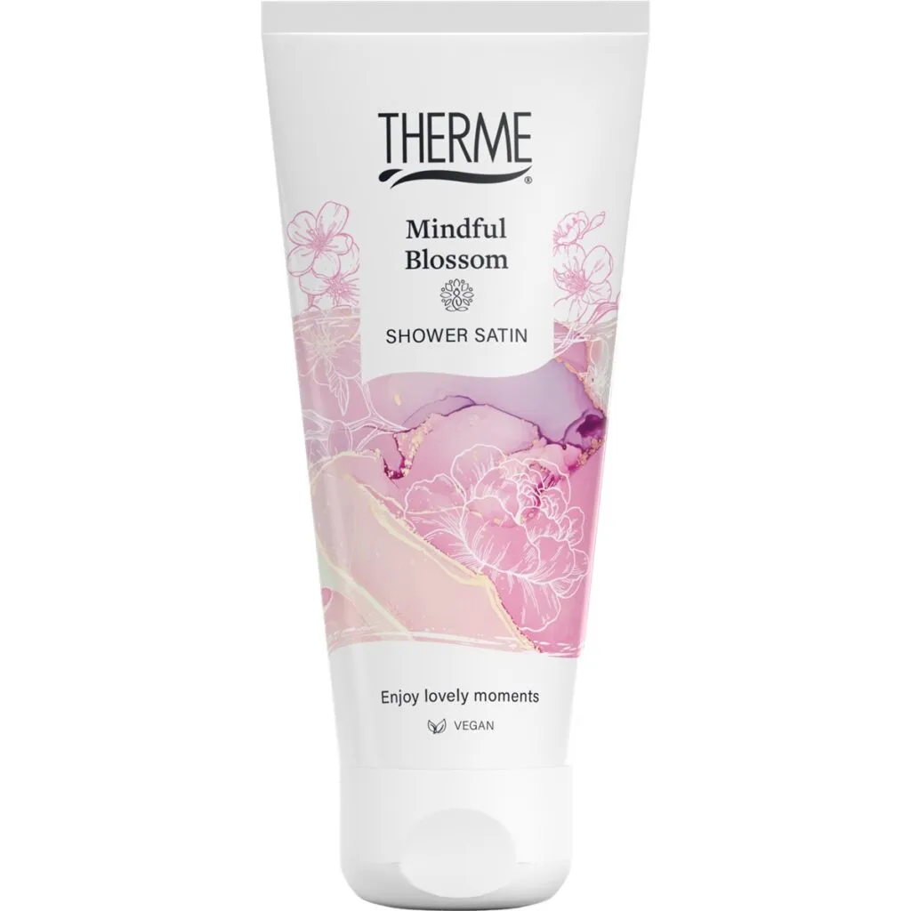 12x Therme Mini Shower Satin Mindful Blossom (75 gr)
