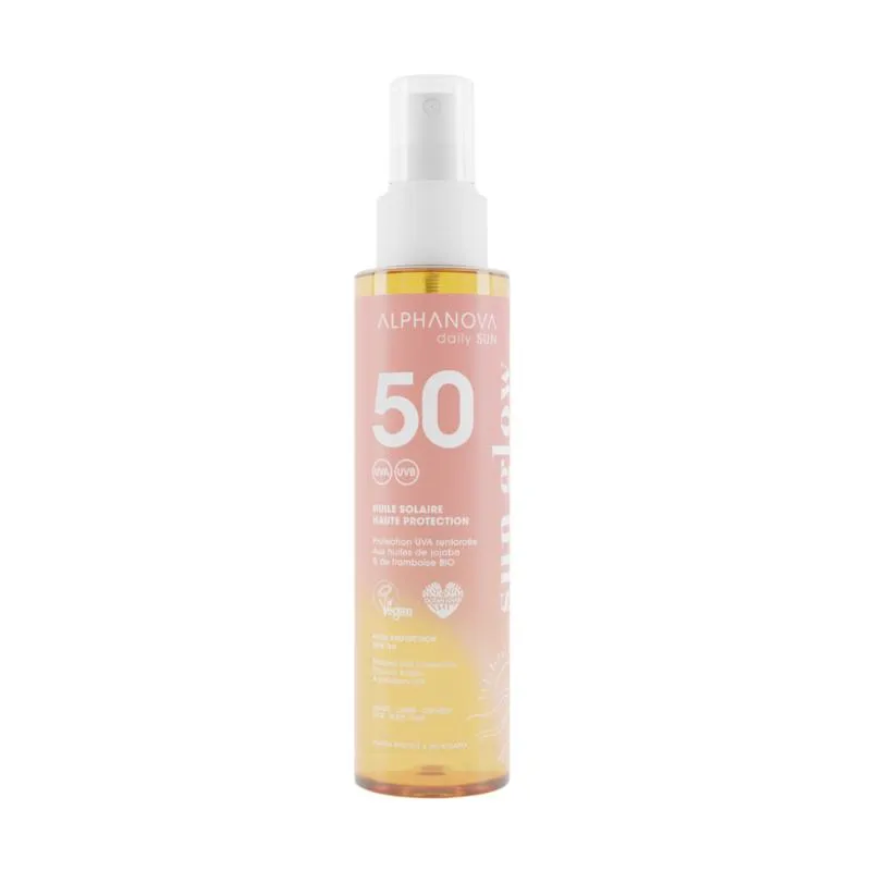 Alphanova Sun Sublime Glitter Oil Pink Glow Bio (50 ml)