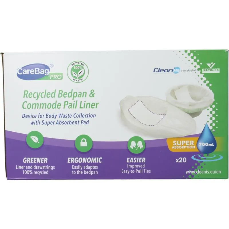 Carebag Carebag Pro Bedpanliner&Commo (20 stuks)
