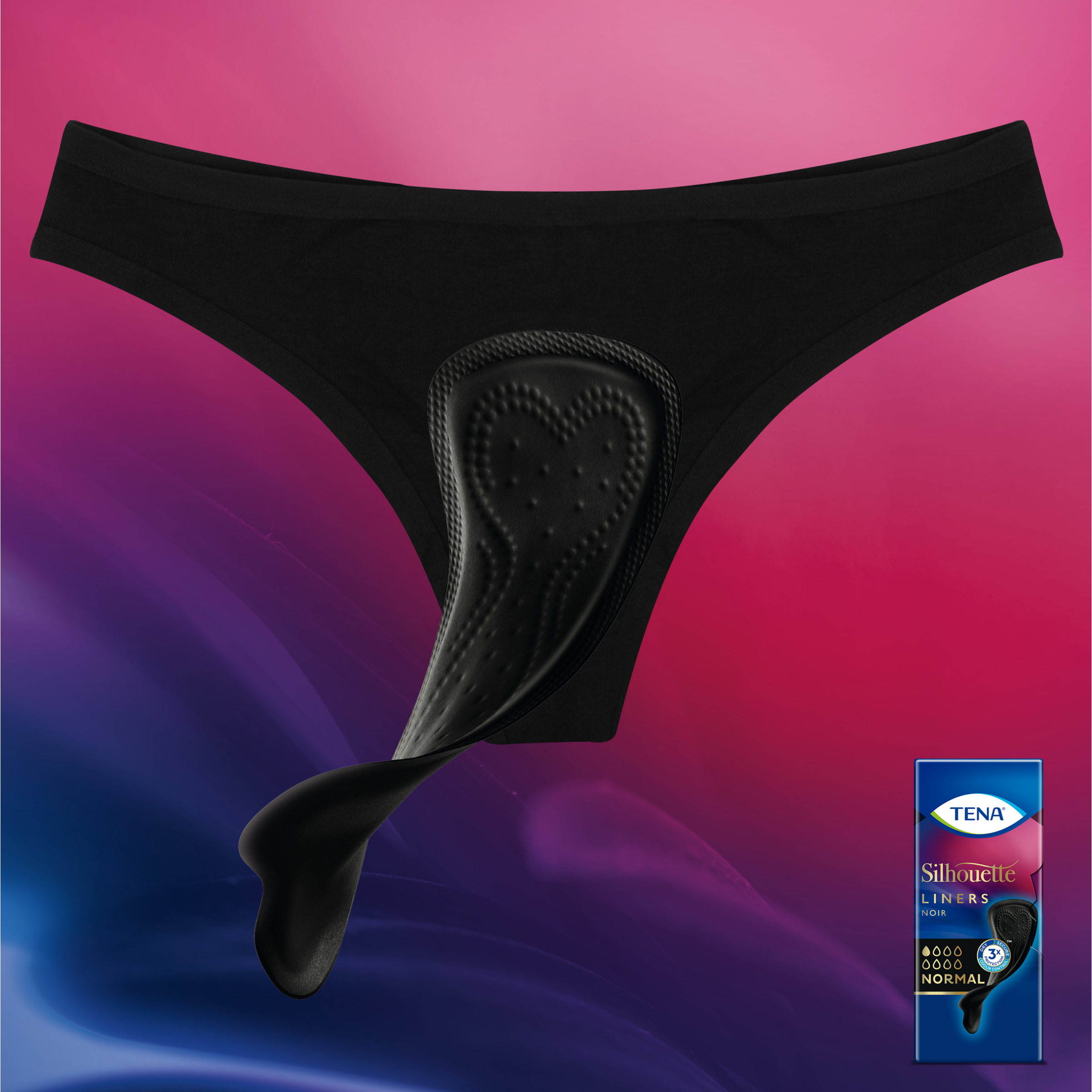 Tena Silhouette noir liner (26 stuks) - image 6
