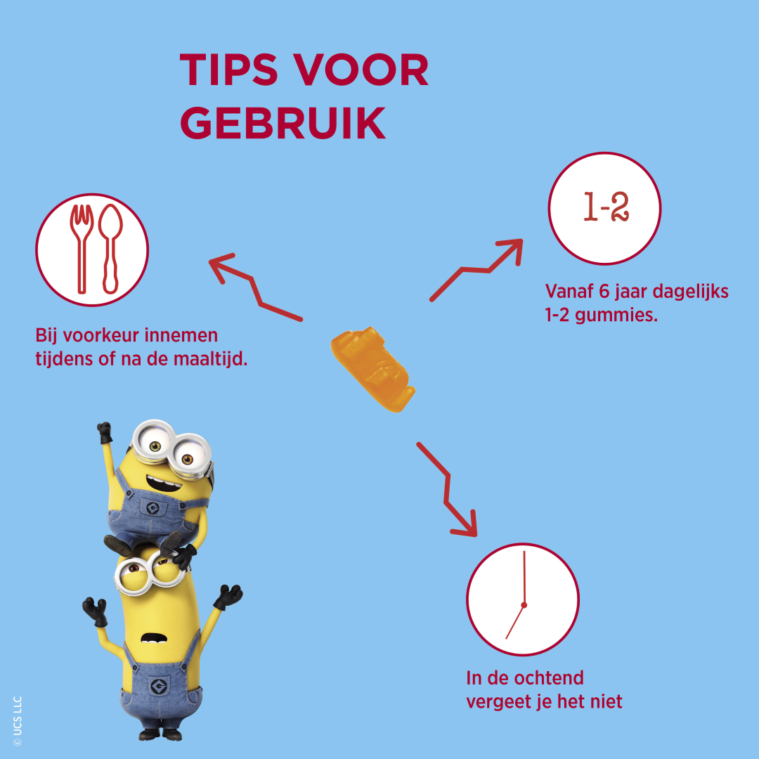 Dagravit Kids Multi 6-12 Jaar Vitaminions Gummies (120 gummies) - image 3