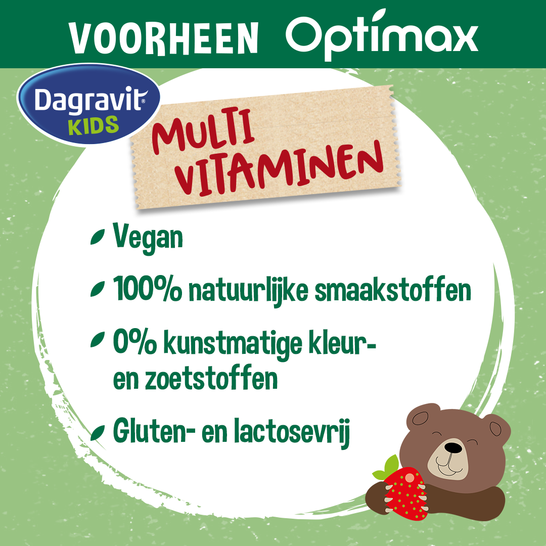 Dagravit Natural Kids Multivitaminen (60 kauwtabletten) - image 2