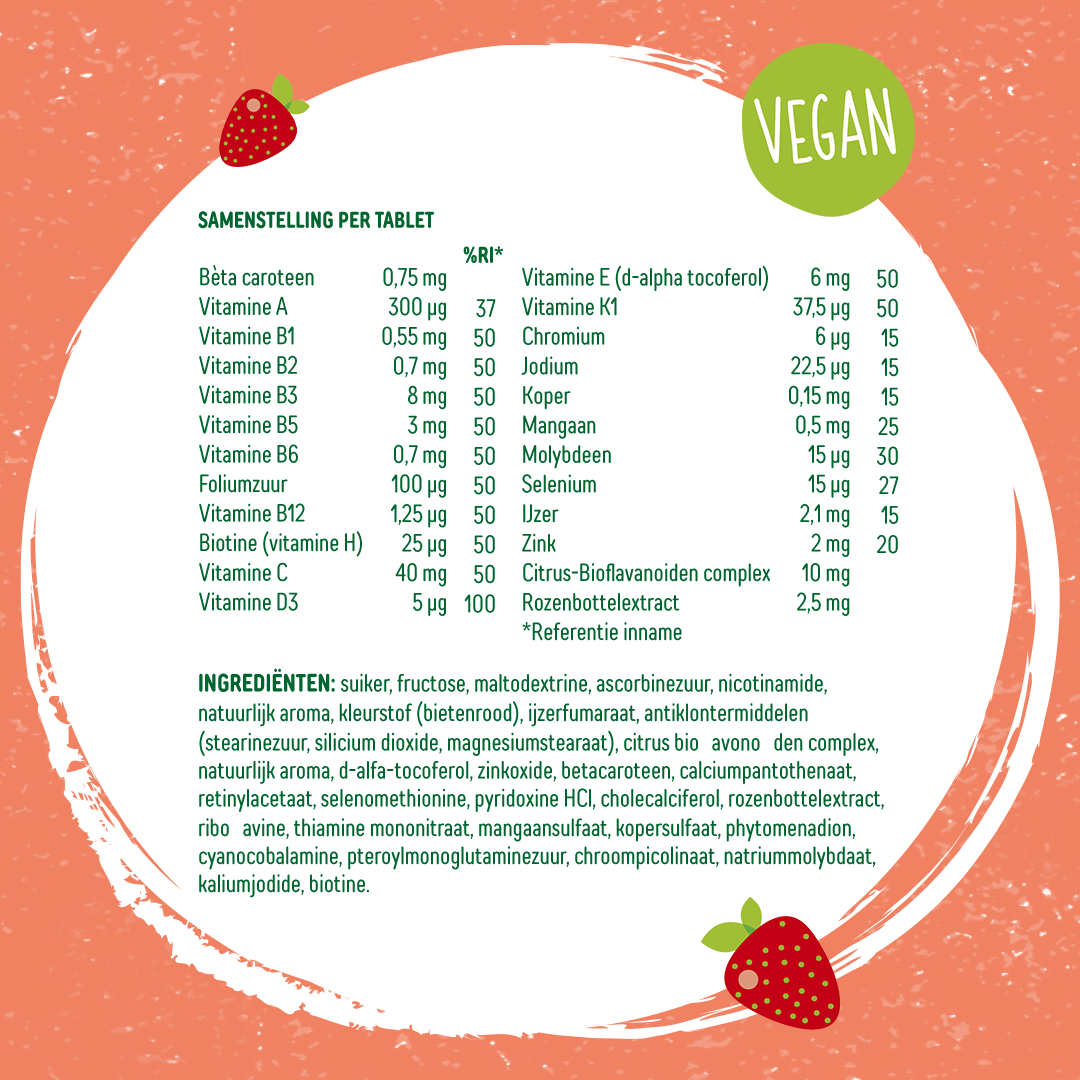 Dagravit Natural Kids Multivitaminen (60 kauwtabletten) - image 5