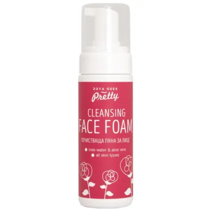 Zoya Goes Pretty Cleansing face foam rose & aloe vera (150 ml)