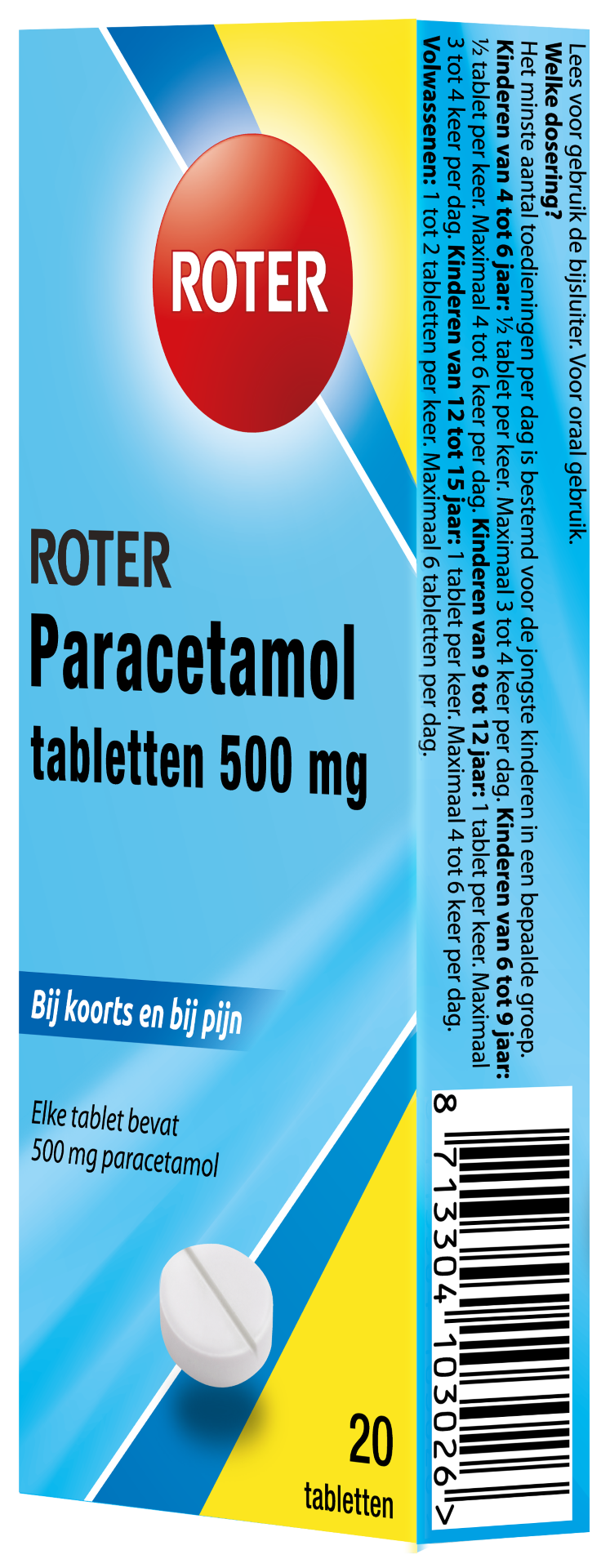 Roter Paracetamol 500 mg (20 tabletten) - image 4