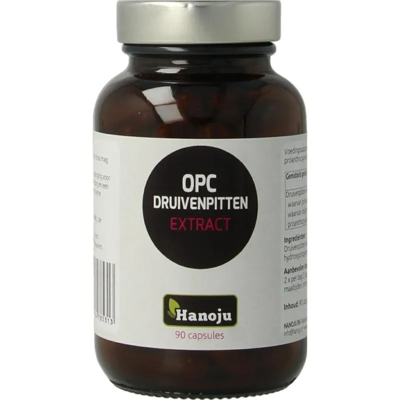 Hanoju OPC druivenpit extract 400mg (90 capsules)