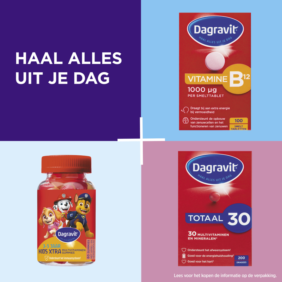 Dagravit Vitamine B12 1000mcg  (100 smelttabletten) - image 6