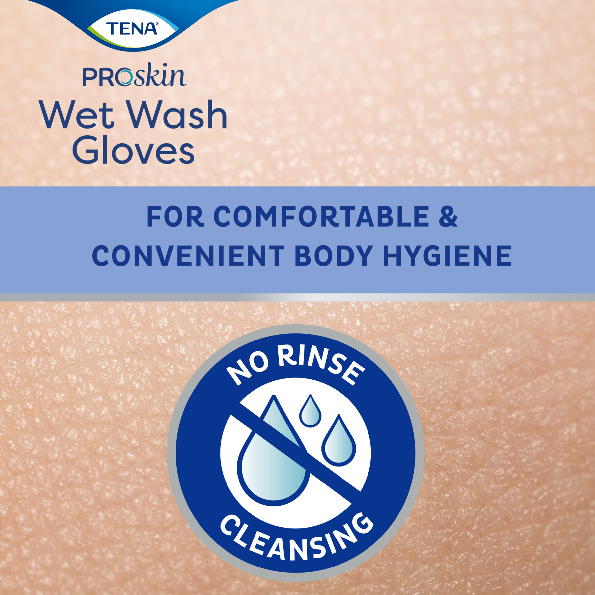 Tena Wet gloves cleans & care lotion no perfume (5 stuks) - image 3