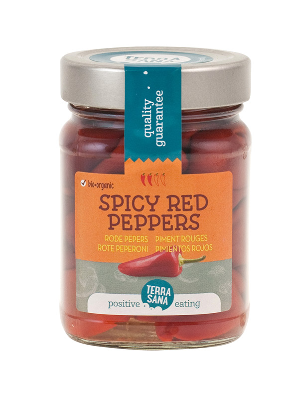 Terrasana Rode Pepers Spicy Bio (220 gr)