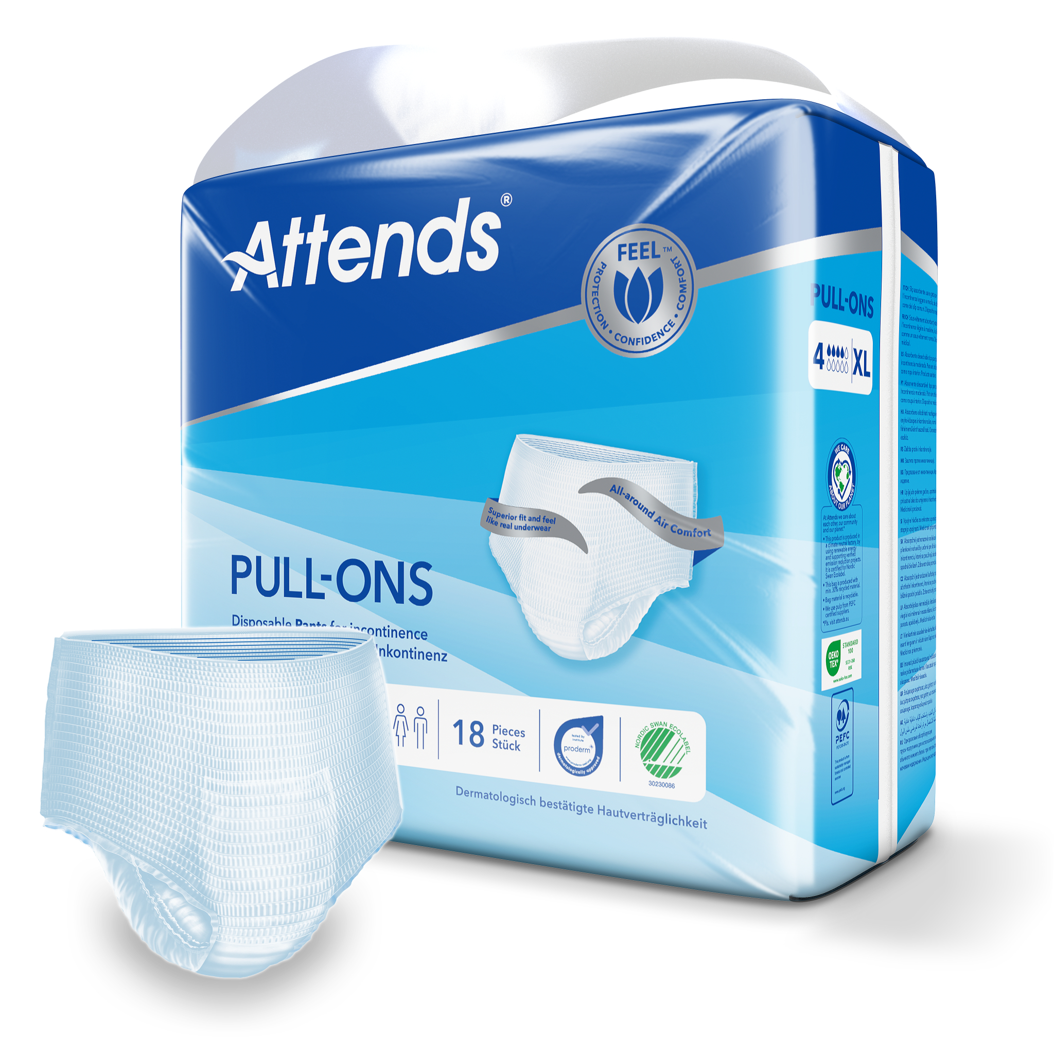 Attends Pull-Ons 4 Maat Xl (18 Stuks) - image 2