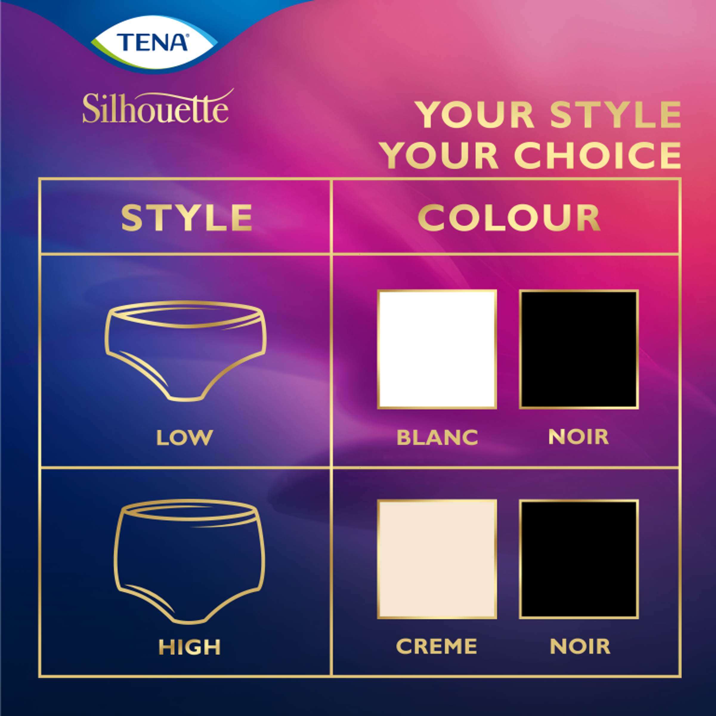 Tena Silhouette Plus Noir - Lage Taille M (12 stuks) - image 6
