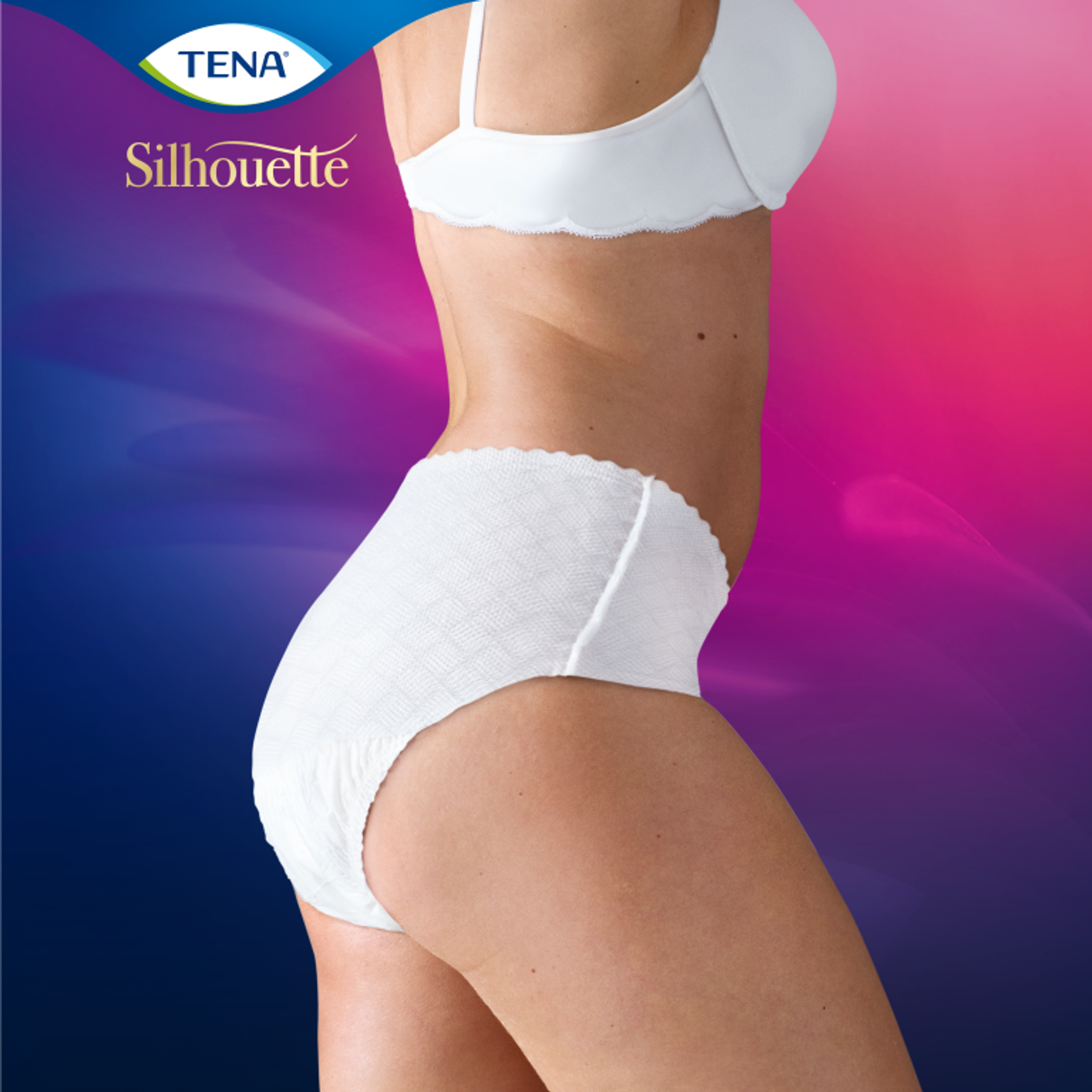 Tena Silhouette Plus Blanc - Lage Taille L (10 stuks) - image 3