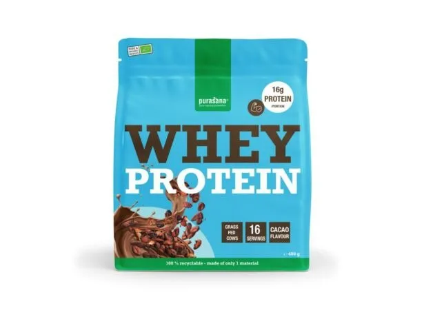 Purasana Whey Proteine Cacao Bio (400 gr)