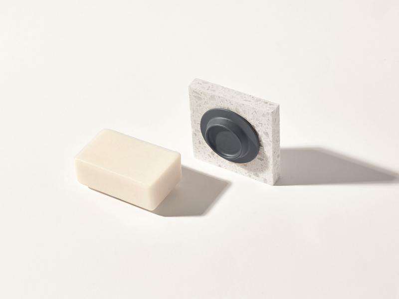 Soapi Magnetische Zeephouder Dark Grey (1 stuk)