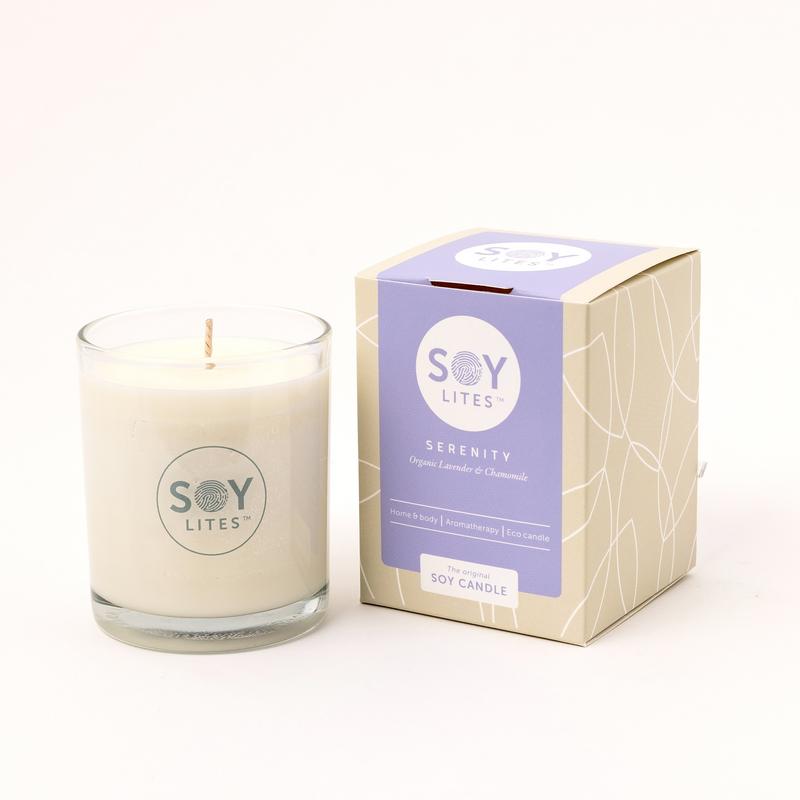 Soylites Soja Geurkaars 55 uur Serenity (1 stuk)