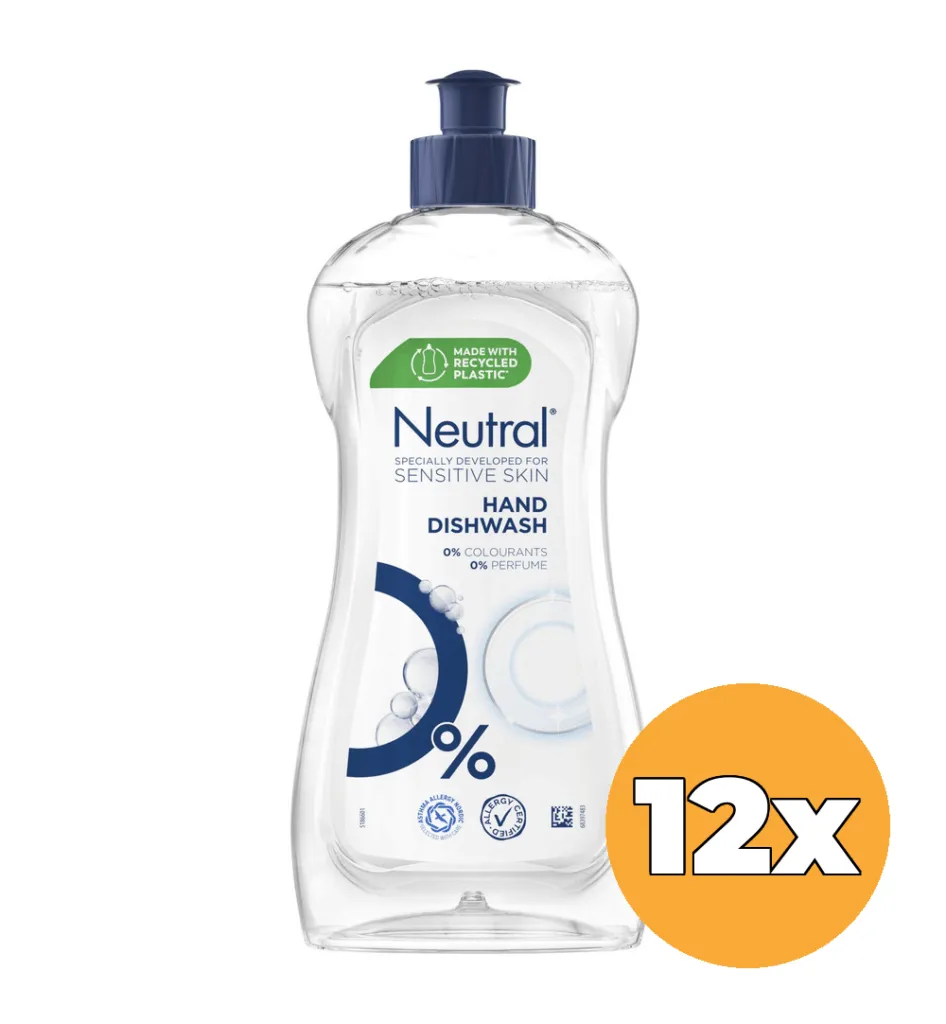 12x Neutral Afwasmiddel (500 ml)