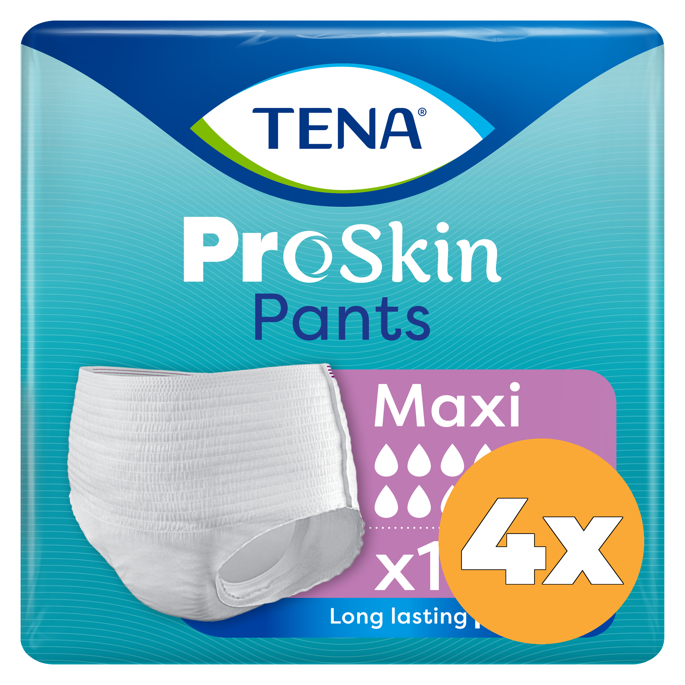 4x Tena Proskin pants maxi M (10 stuks)