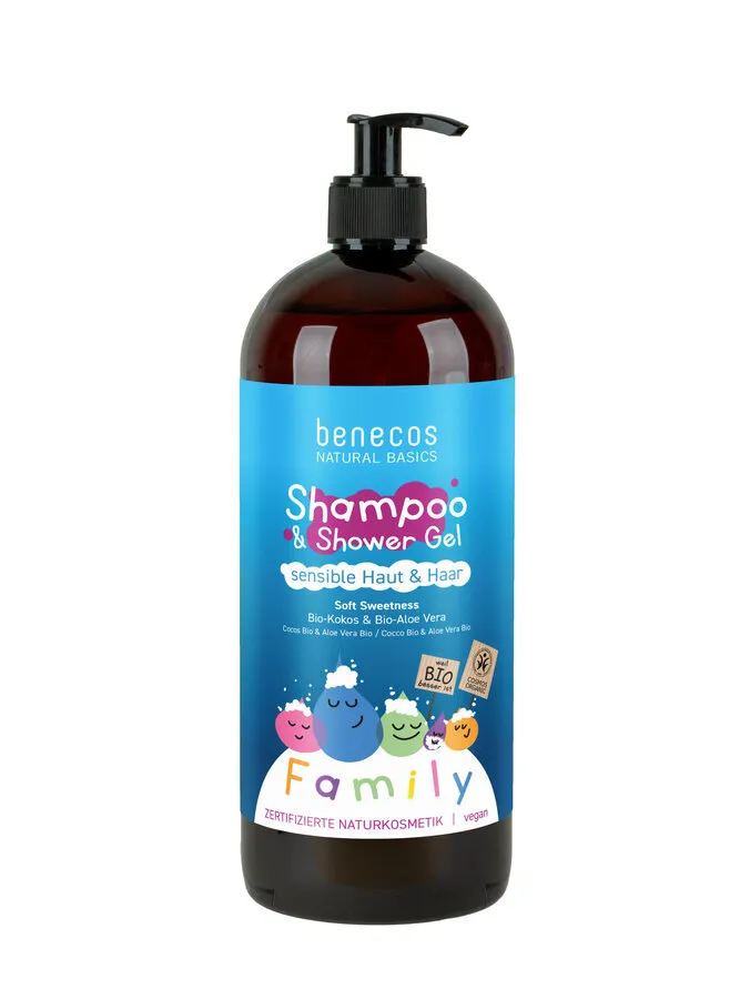 Benecos Natural Basics Shampoo & Douche 2In1 (950 ml)