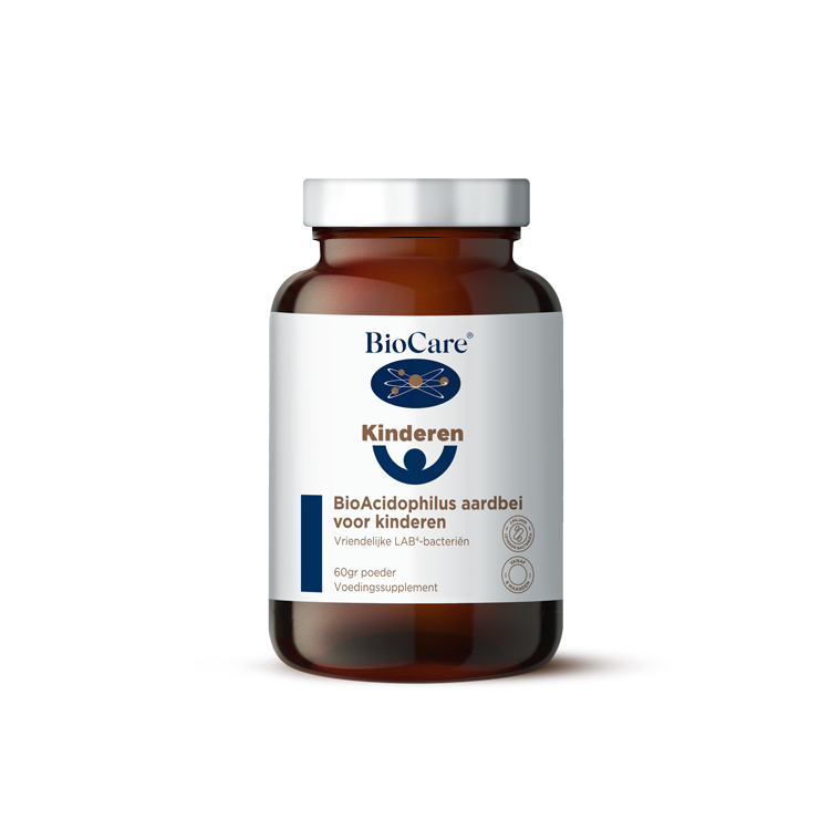 Biocare BioAcidophilus Aardbei (60 gr)