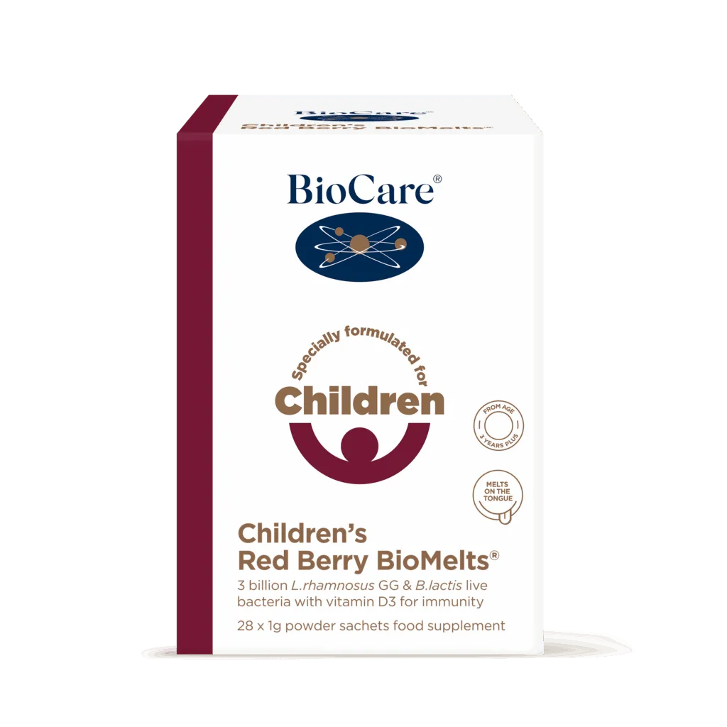 Biocare Rode Bessen BioMelts voor Kinderen (28 zakjes)