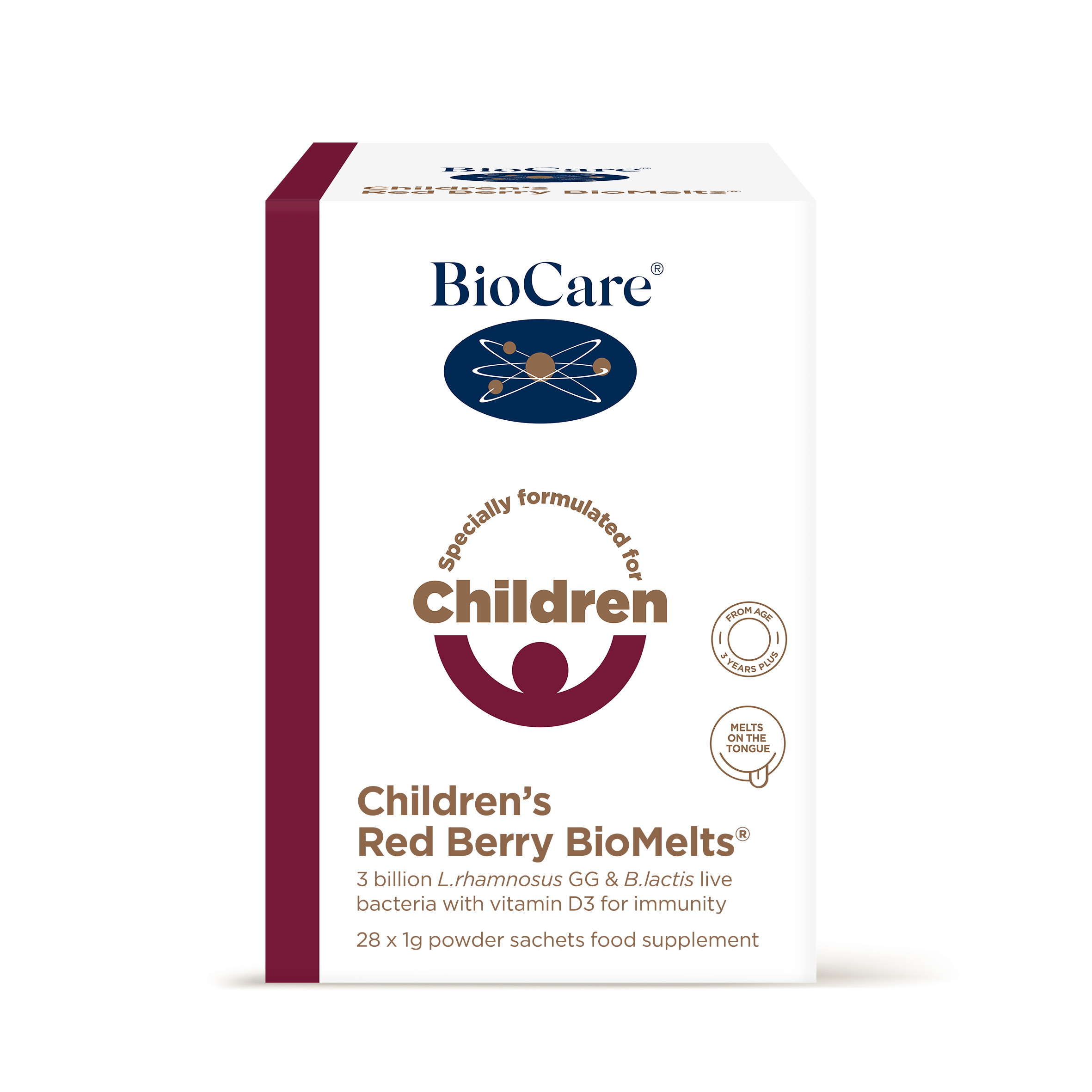 Biocare Rode Bessen BioMelts voor Kinderen (28 zakjes)