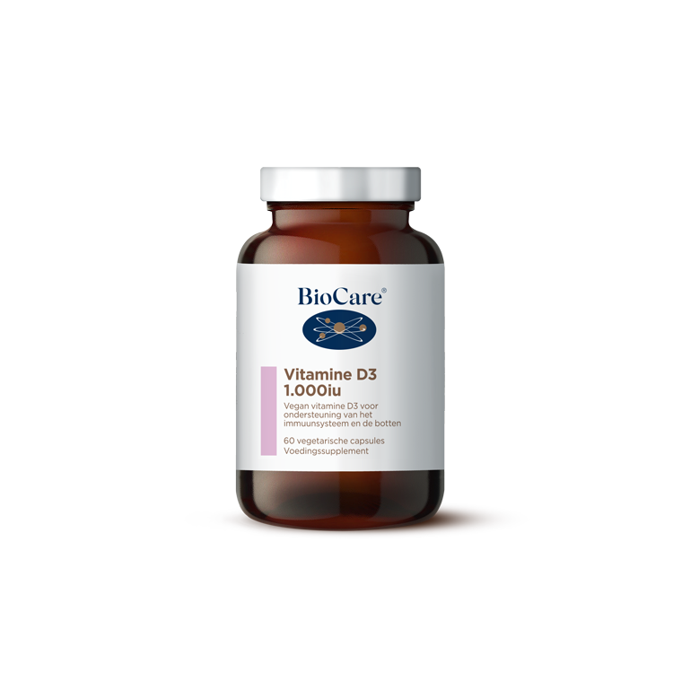 Biocare Vitamine D3 1000iu (60 vega capsules)