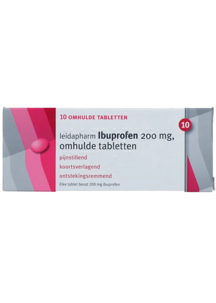 Leidapharm Ibuprofen 200mg (10 tabletten)