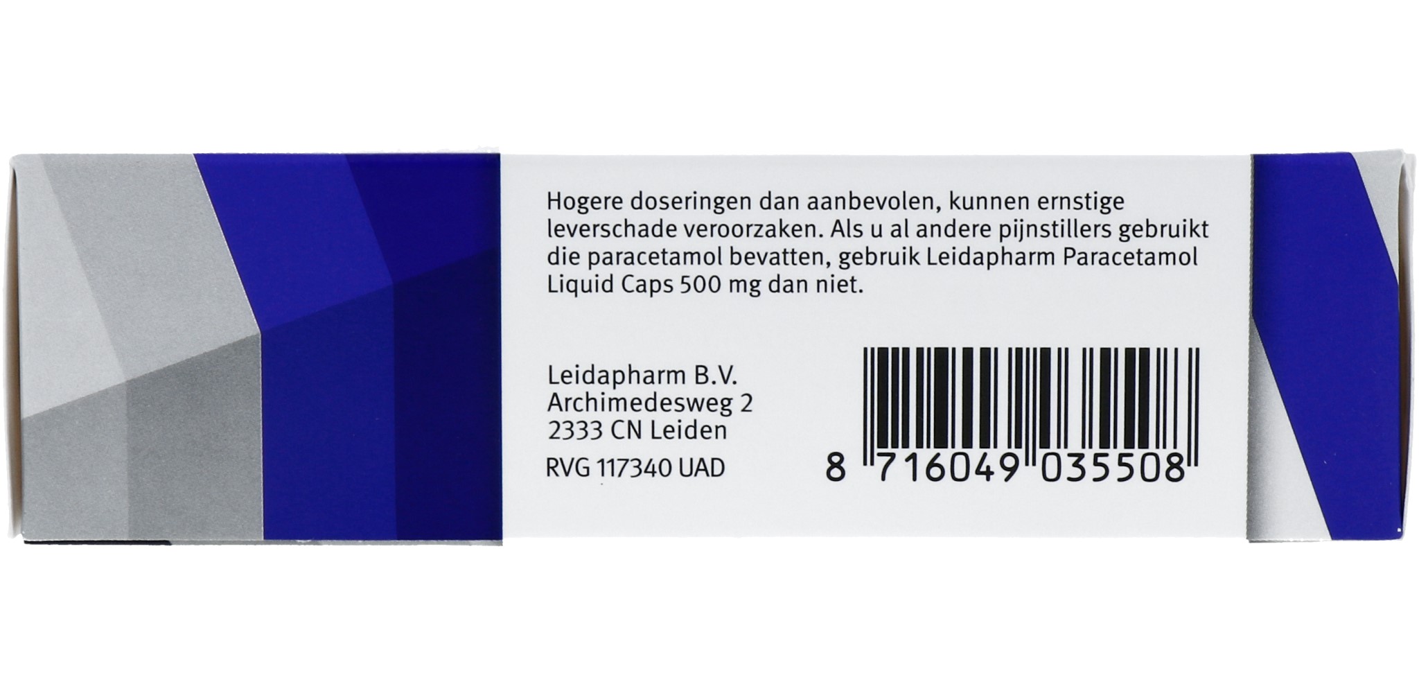 Leidapharm Paracetamol Liquid 500mg (20 capsules) - image 3