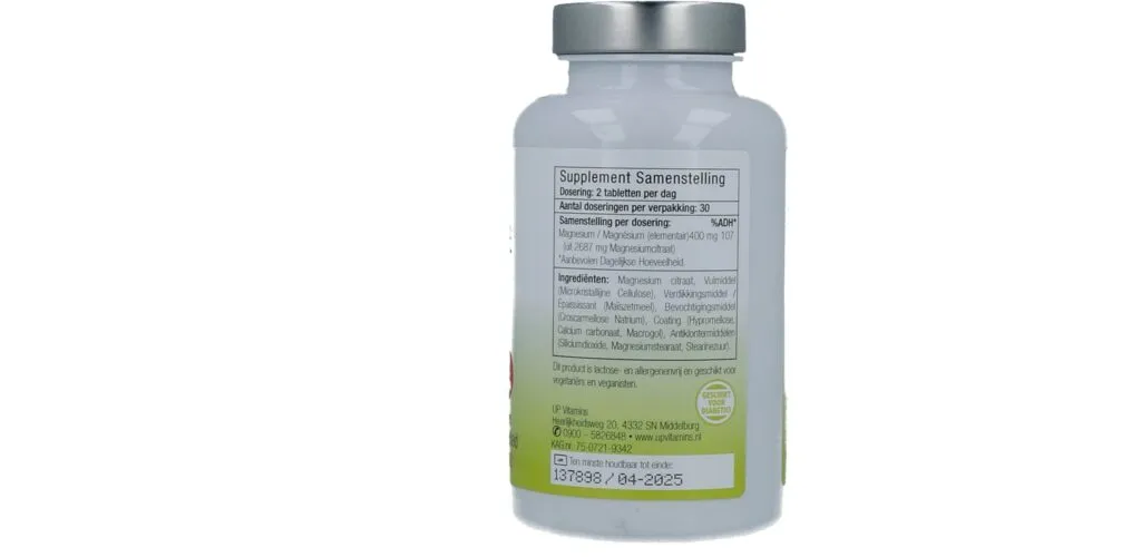 Unipharma Magnesium 400Mg Boos (60 tabletten)