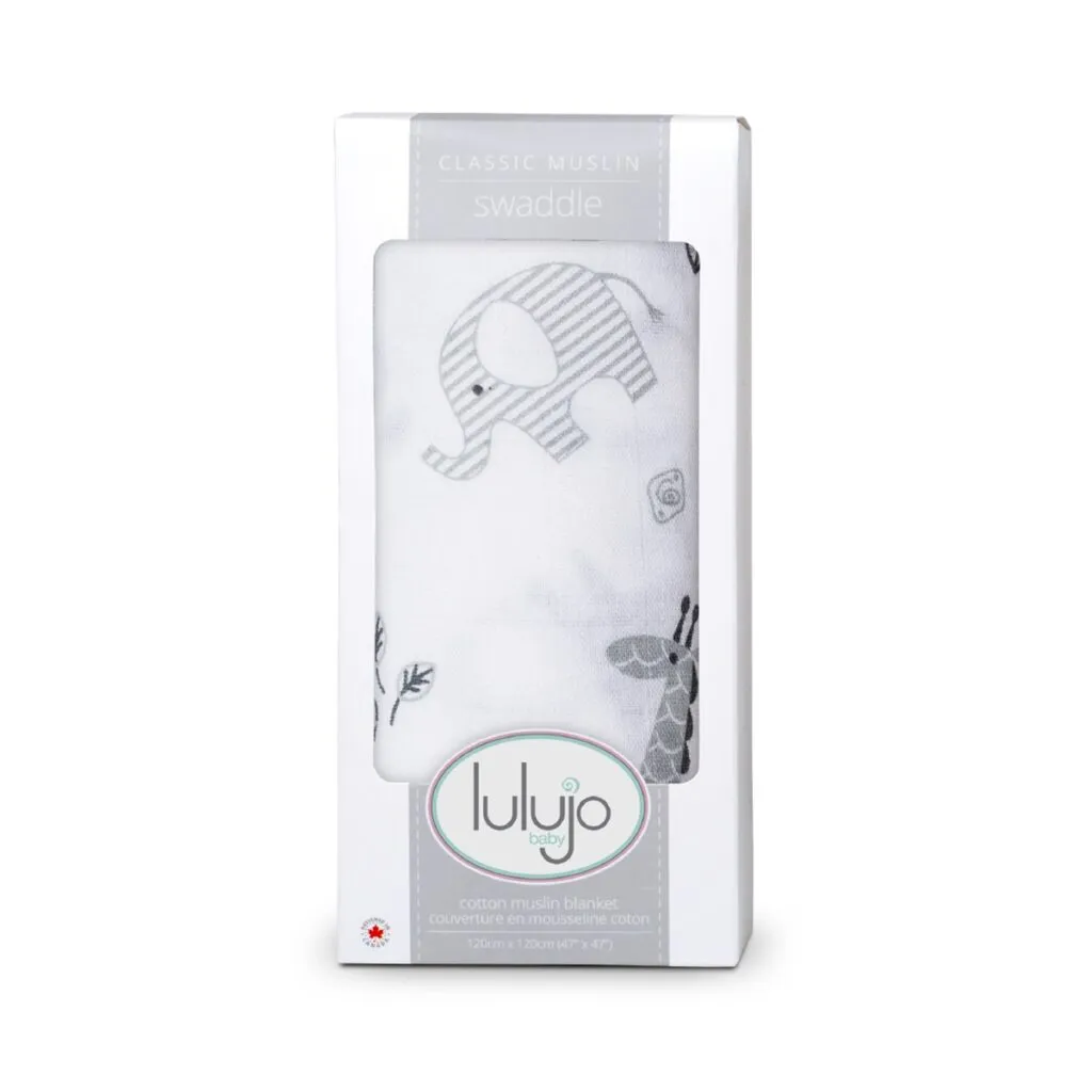 Lulujo Swaddle 120X120 Katoen Afrique (1 set)