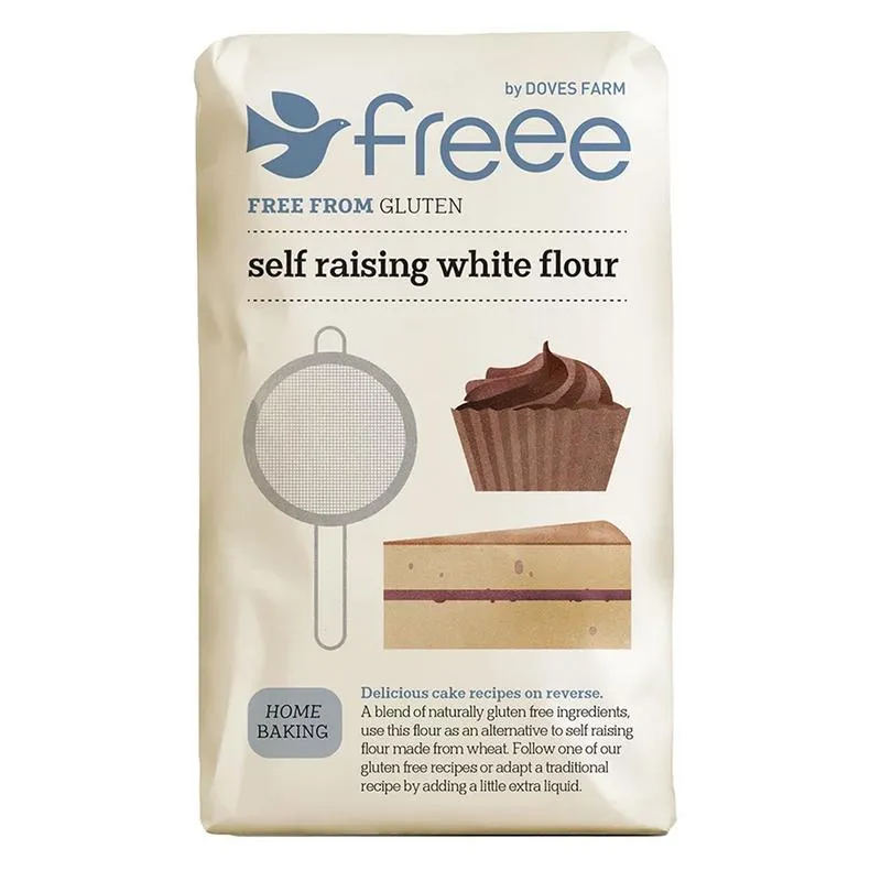 Doves Farm Zelfrijzend Bakmeel Glutenvrij (1000 gr)