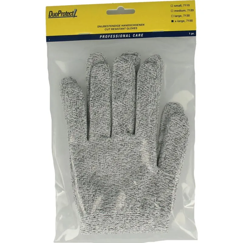 Duoprotect Snijbestendige Handschoen Maat XL (1 paar)