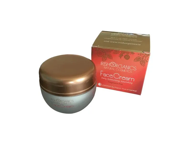 Irish Organics Gezichtcreme Zeewier Parfumvrij Bio (50 ml)