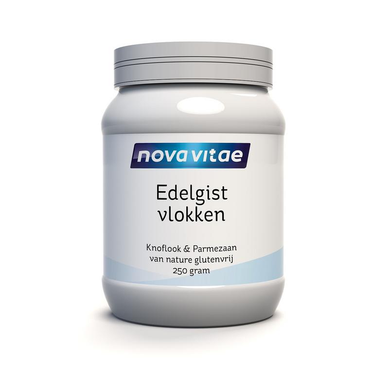 Nova Vitae Edelgistvlokken Knoflook & Parmezaan (250 gr)
