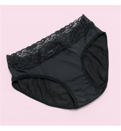 Cheeky Wipes Menstruatie ondergoed Feeling Pretty zw maat 40-42 (1 stuk)