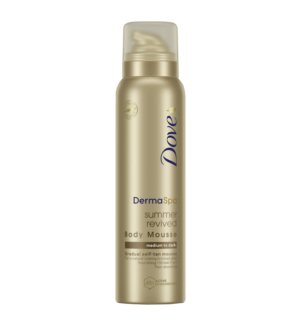 Dove Body mousse tan medium/dark (150 ml)