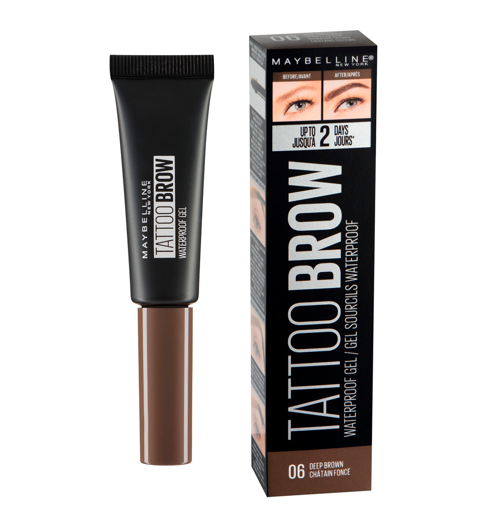 Maybelline New York Tattoo brow waterproof gel 06 deep (1 stuk)