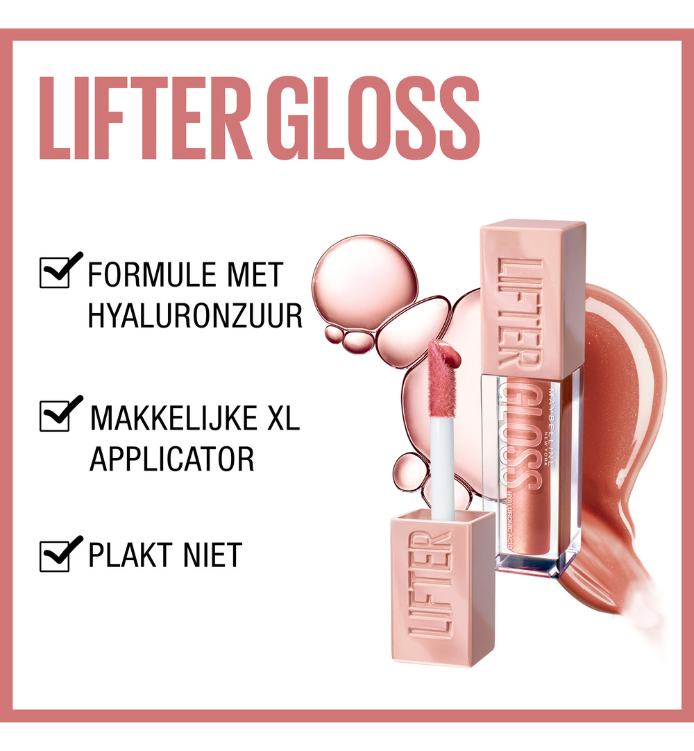 Maybelline New York Lifter gloss nu 005 petal (1 stuk) - image 3