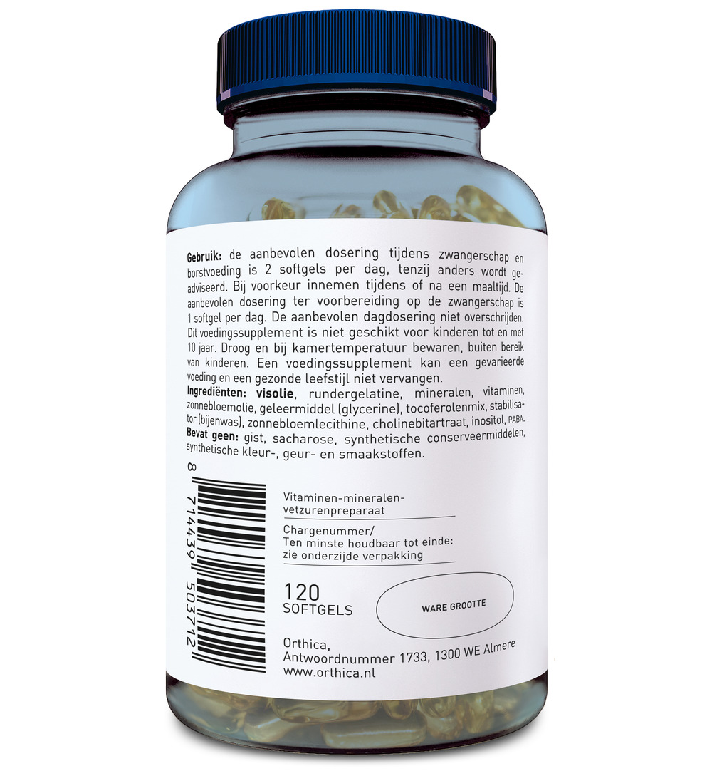 Orthica Multi Prena Fem (120 softgels) - image 2