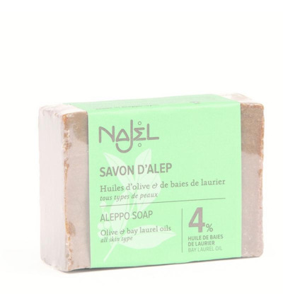 Najel Olijfzeep 4% laurierolie (155 gr)