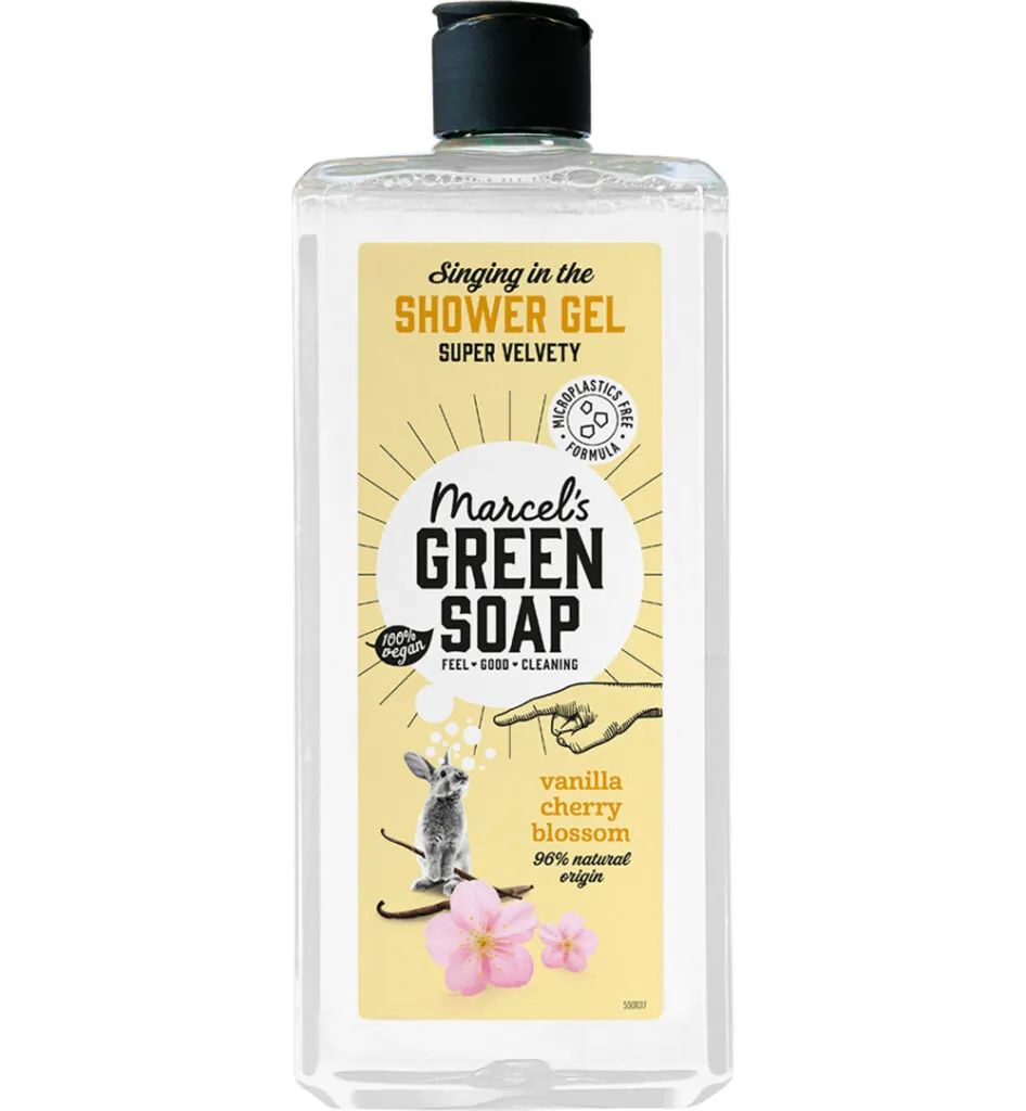 Marcel's Green Soap Shower gel Vanilla & Cherry Blossom (300 ml)