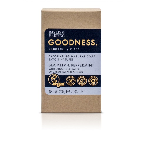 Baylis & Harding Soap goodness sea kelp & peppe rmint (200 gr)